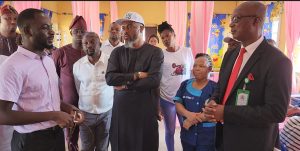 Visit of the commioner of health