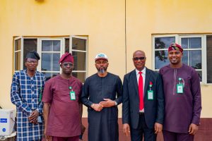 TMC with the commissioner of health, Ikole Ekiti, Ekiti State